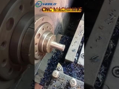 CNC چرخاندن قطعات مس پردازش ویدیو