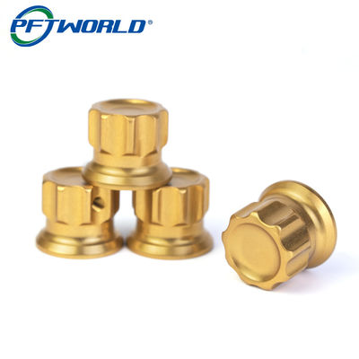 ماشینکاری CNC قطعات آلومینیومی آنودیزه کننده Knurled Knob