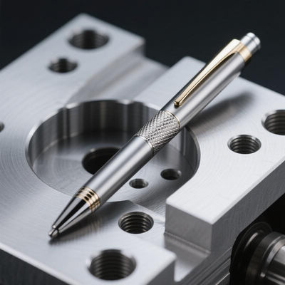 قلم جیبی تیتانیوم تاکتیکی ضد خوردگی و آماده برای هدیه قلم تیتانیوم CNC